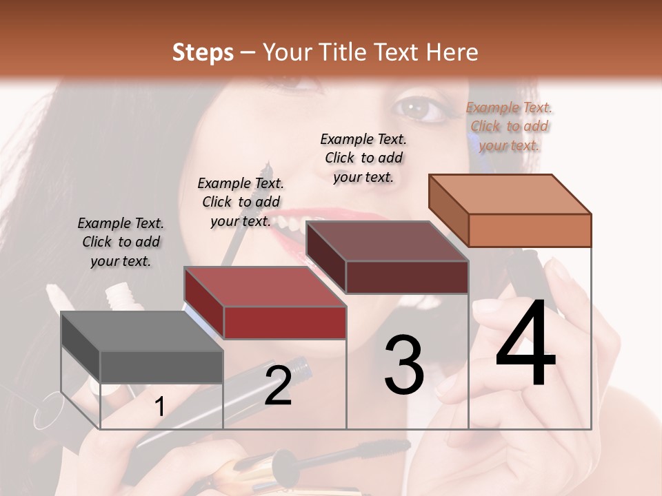 Red Eye Young PowerPoint Template