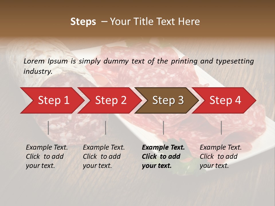 Food Appetizer Dry PowerPoint Template