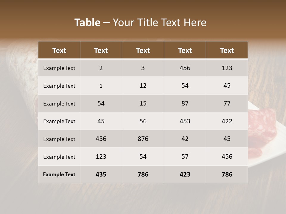Food Appetizer Dry PowerPoint Template