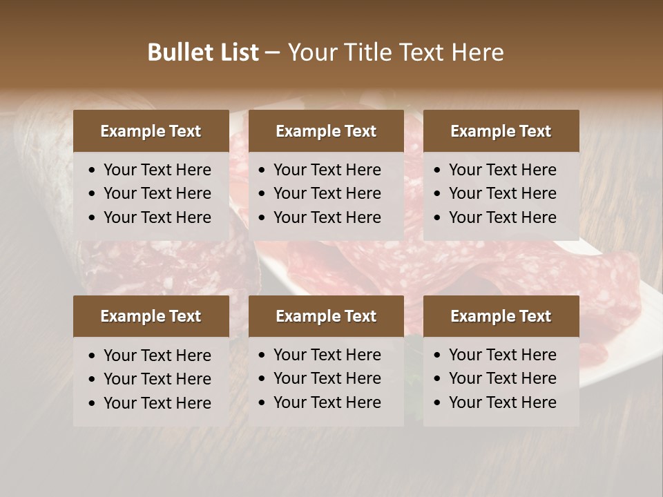 Food Appetizer Dry PowerPoint Template