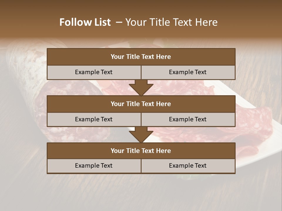Food Appetizer Dry PowerPoint Template