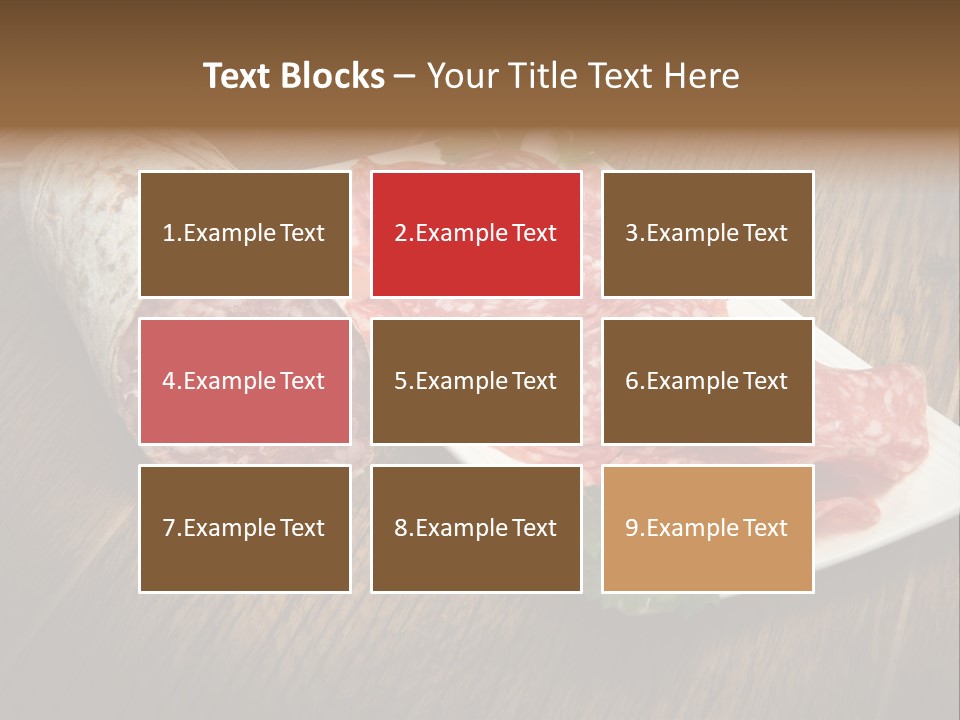 Food Appetizer Dry PowerPoint Template