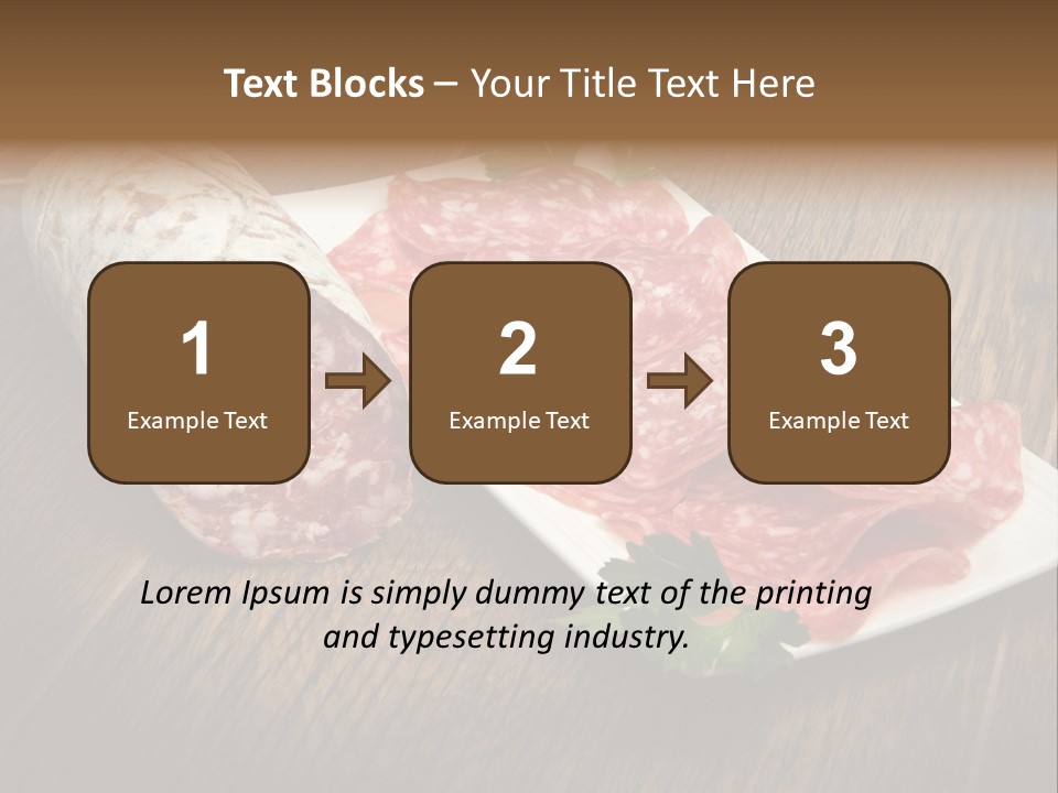 Food Appetizer Dry PowerPoint Template