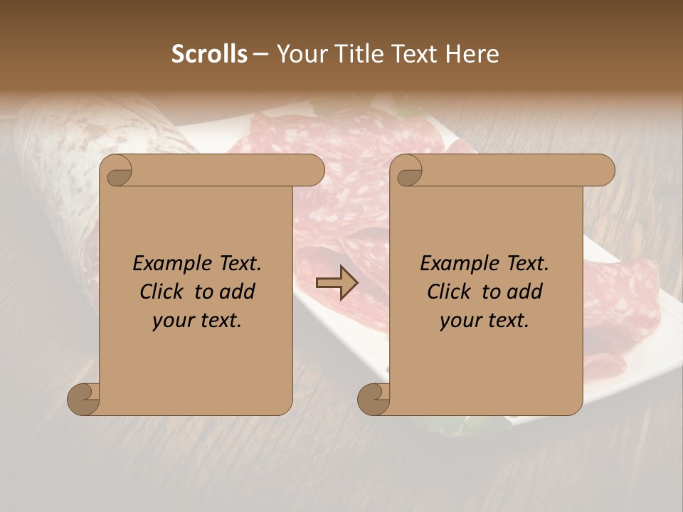 Food Appetizer Dry PowerPoint Template
