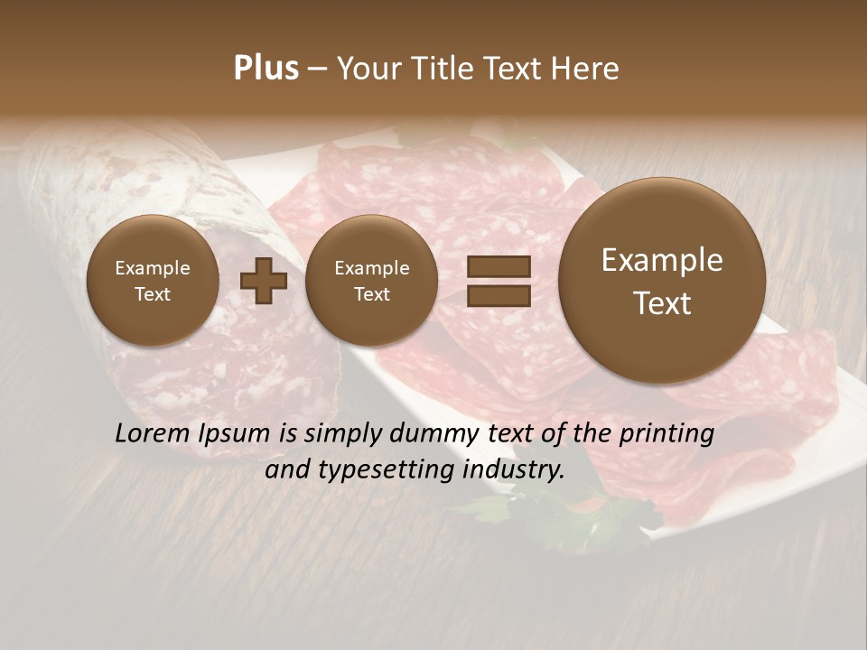Food Appetizer Dry PowerPoint Template