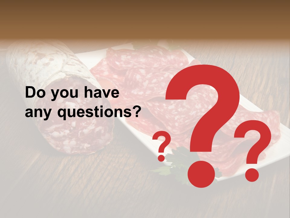 Food Appetizer Dry PowerPoint Template