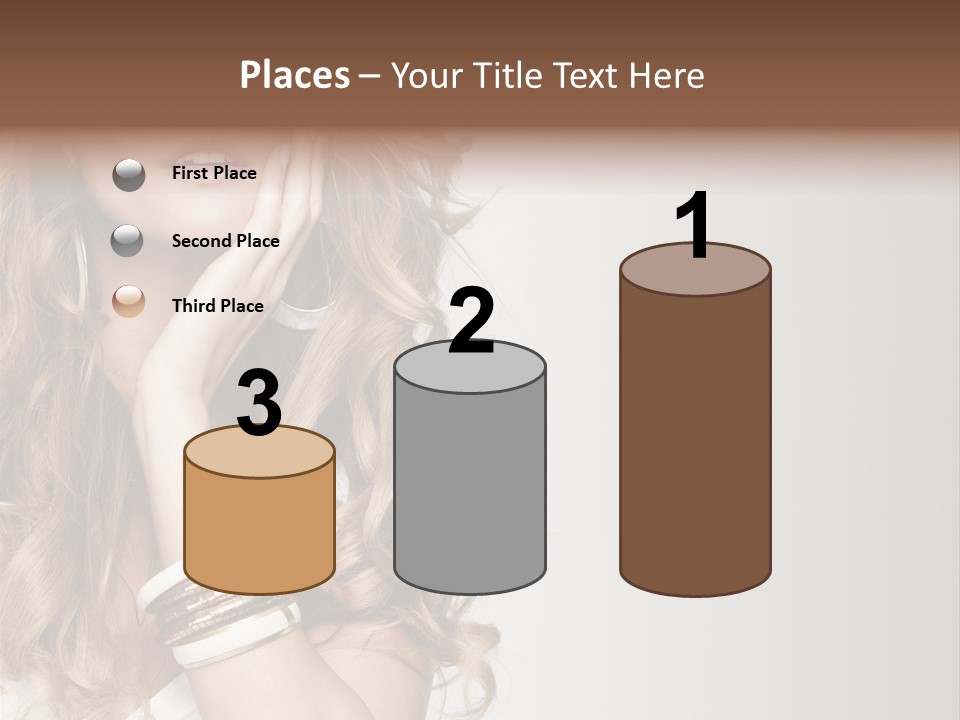 Glamour Portrait Skincare PowerPoint Template