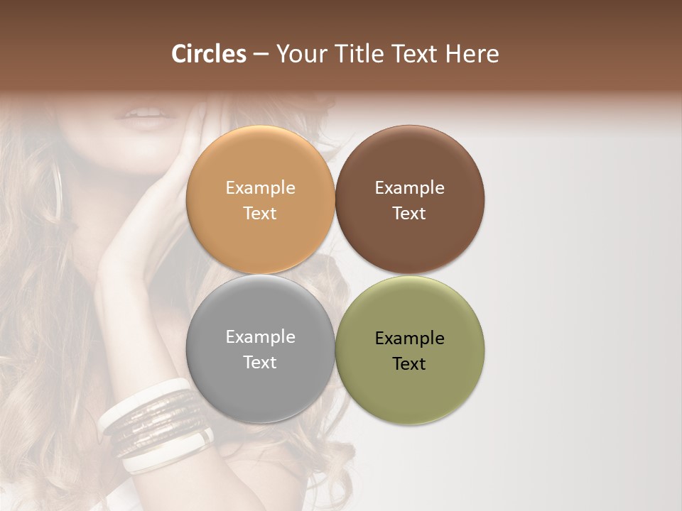 Glamour Portrait Skincare PowerPoint Template