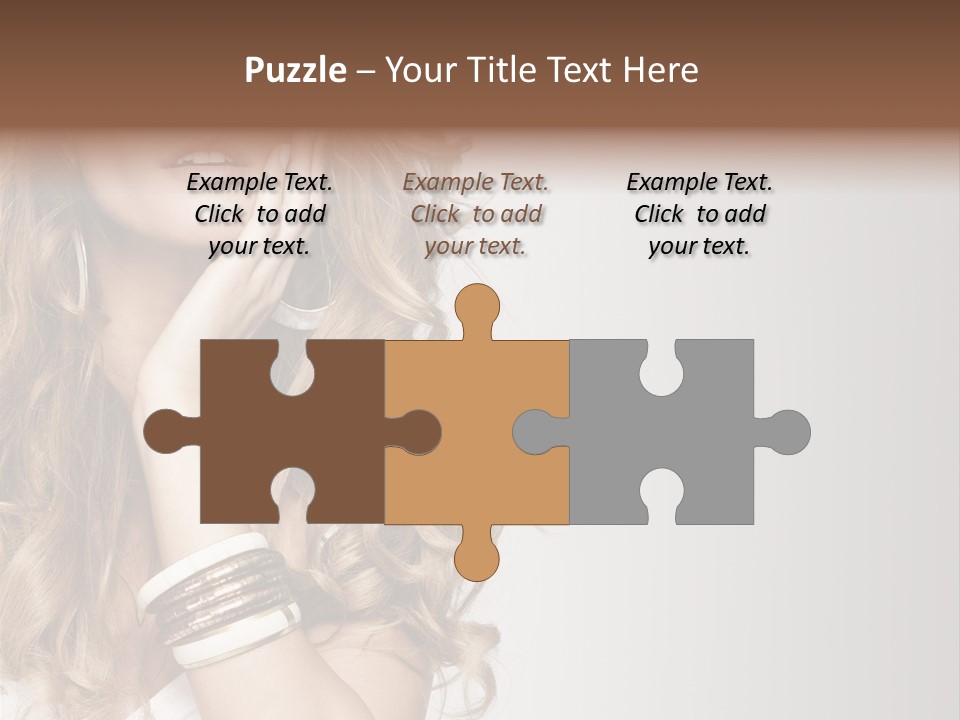 Glamour Portrait Skincare PowerPoint Template