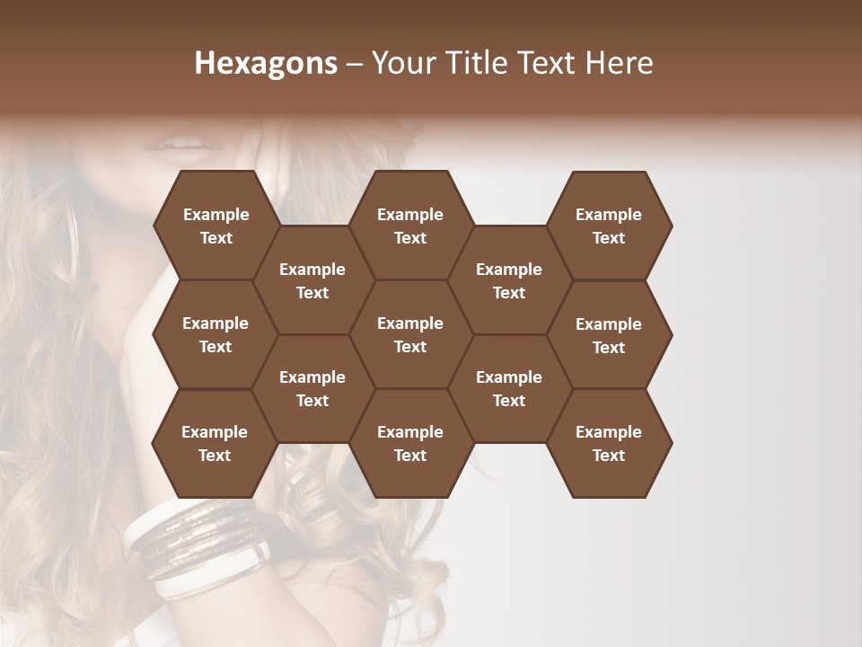 Glamour Portrait Skincare PowerPoint Template