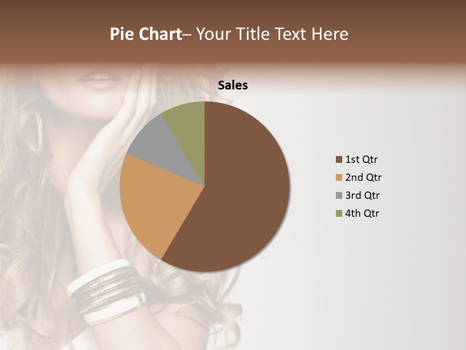 Glamour Portrait Skincare PowerPoint Template