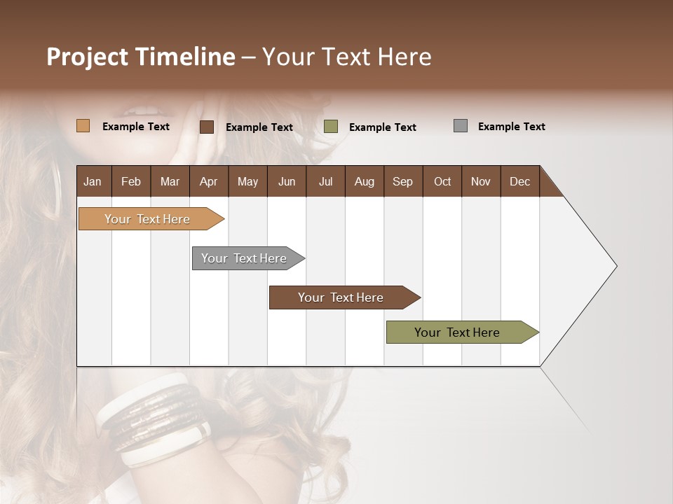 Glamour Portrait Skincare PowerPoint Template