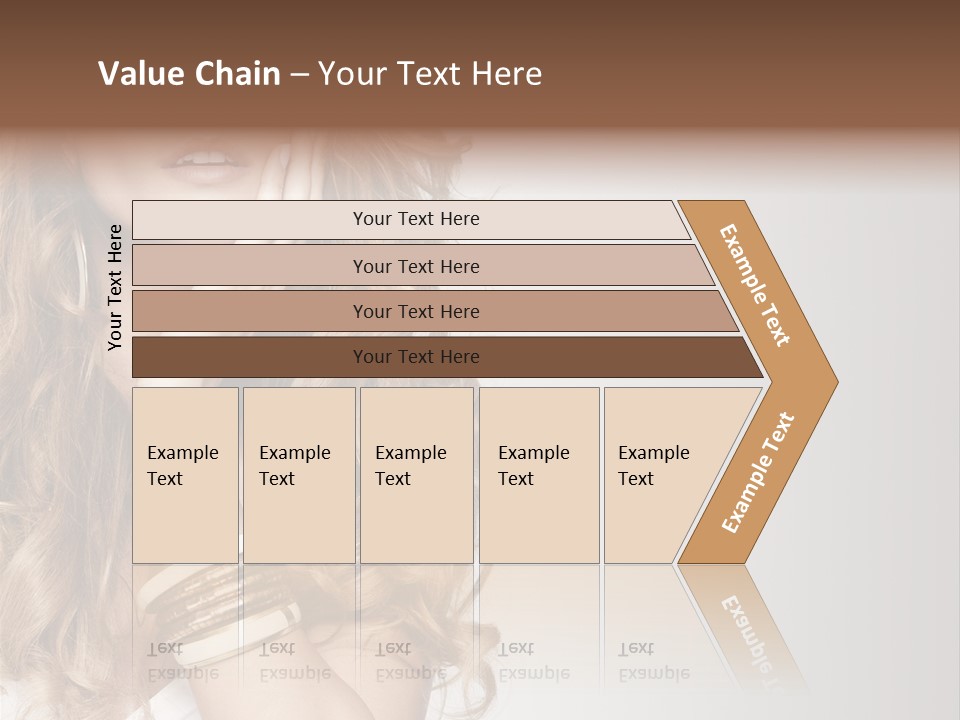 Glamour Portrait Skincare PowerPoint Template