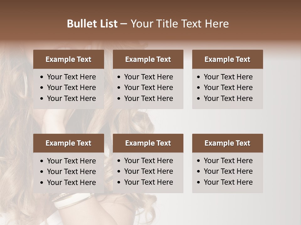 Glamour Portrait Skincare PowerPoint Template