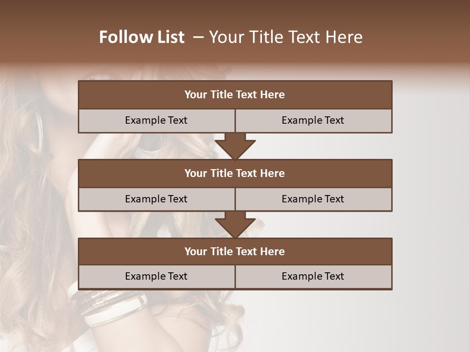 Glamour Portrait Skincare PowerPoint Template