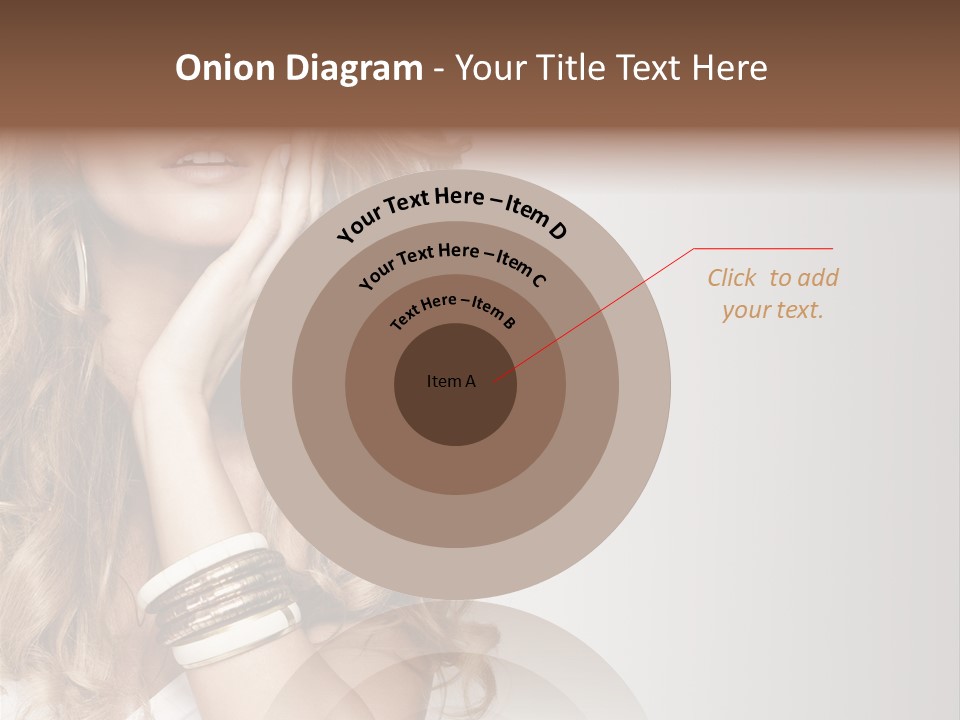 Glamour Portrait Skincare PowerPoint Template