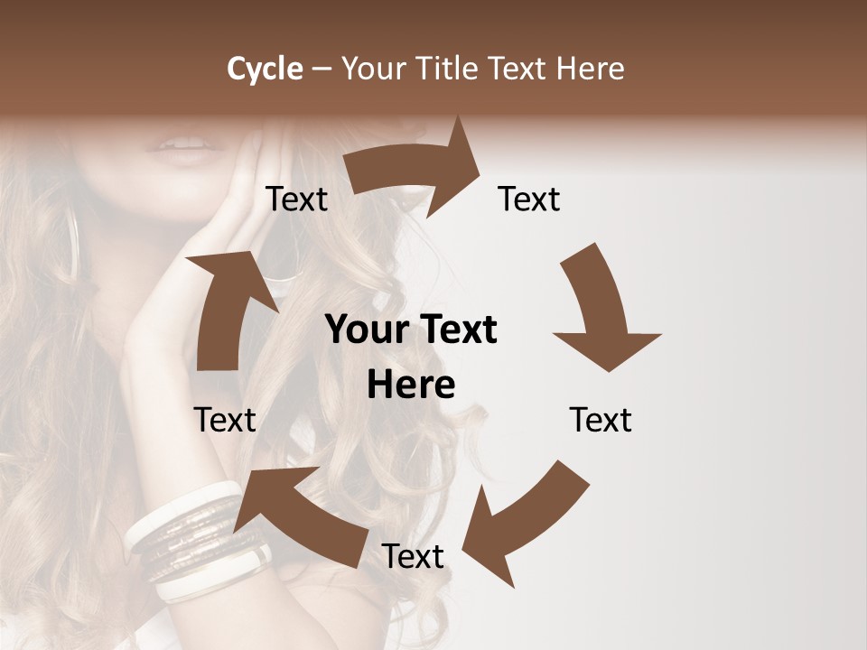 Glamour Portrait Skincare PowerPoint Template