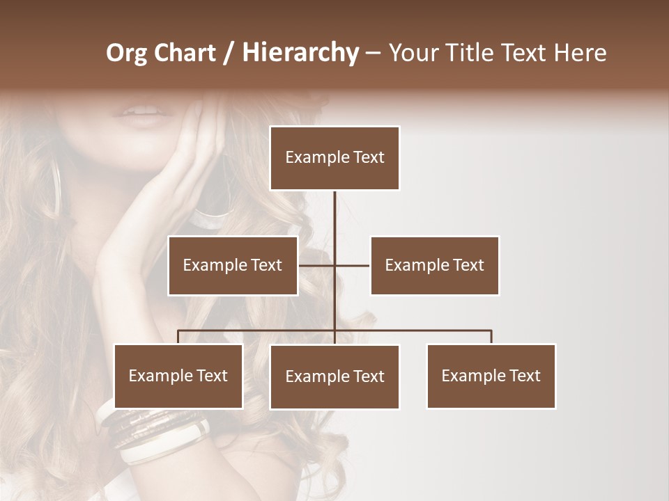 Glamour Portrait Skincare PowerPoint Template