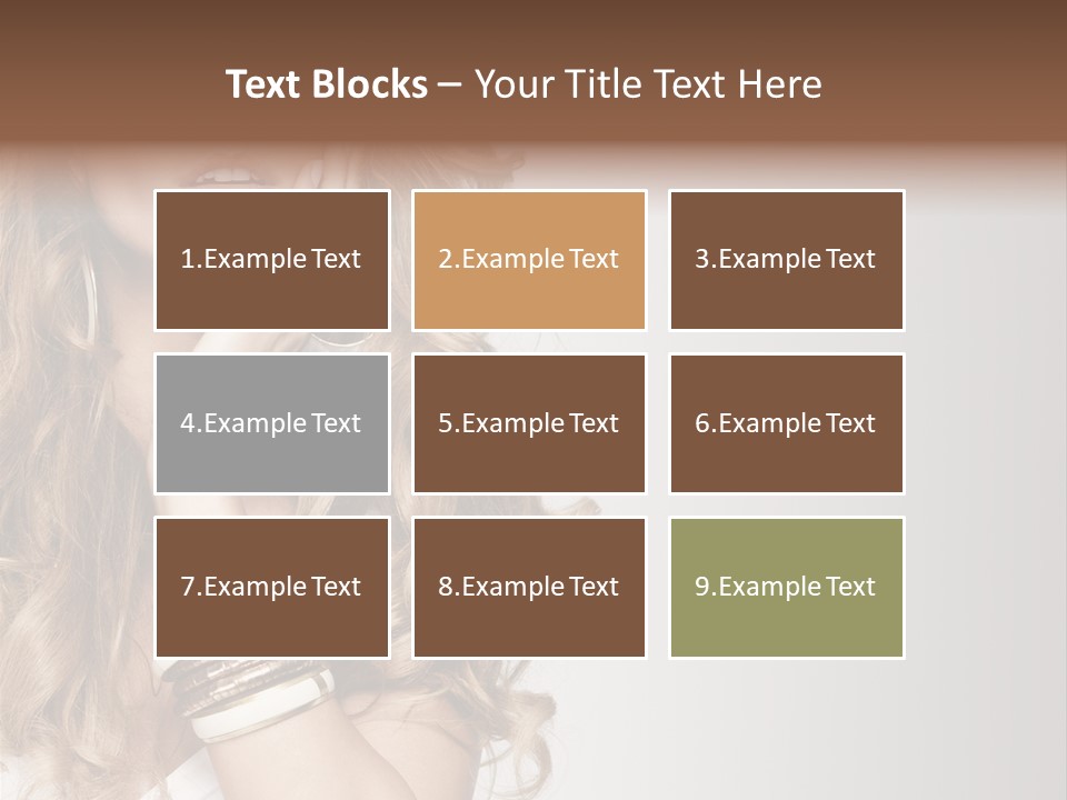 Glamour Portrait Skincare PowerPoint Template