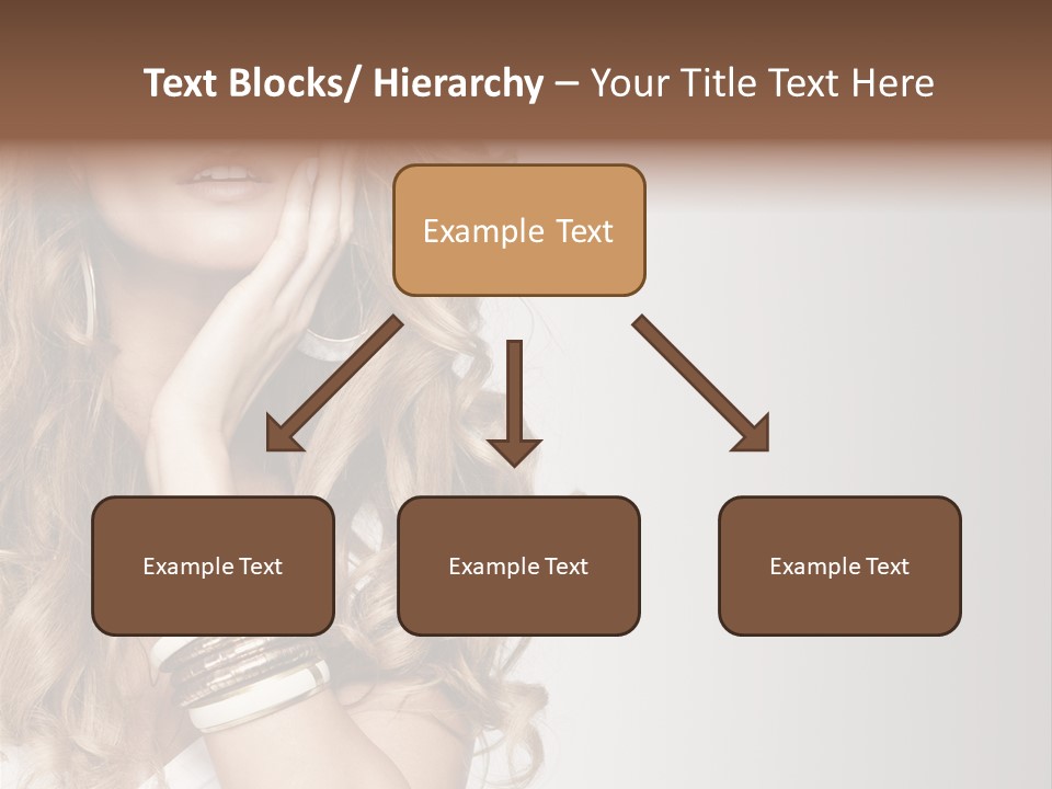 Glamour Portrait Skincare PowerPoint Template