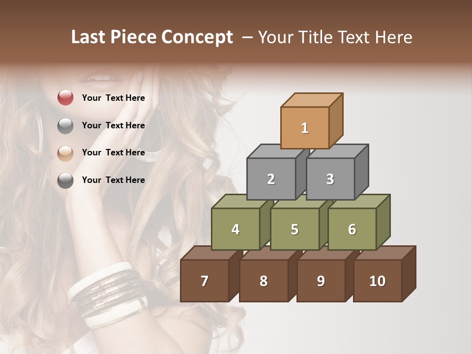 Glamour Portrait Skincare PowerPoint Template