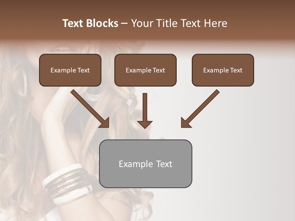 Glamour Portrait Skincare PowerPoint Template