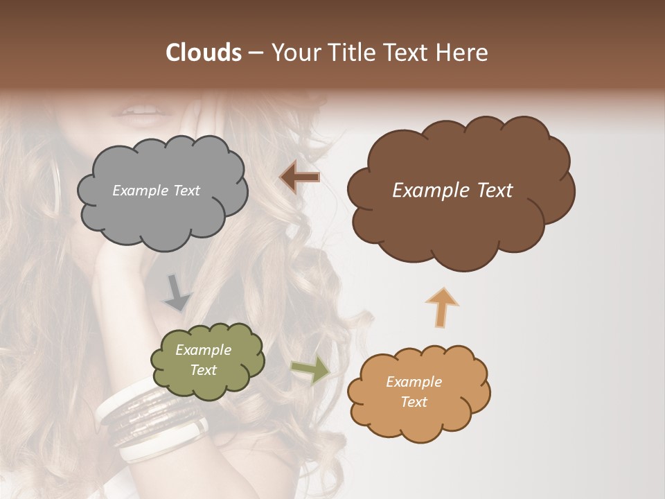 Glamour Portrait Skincare PowerPoint Template