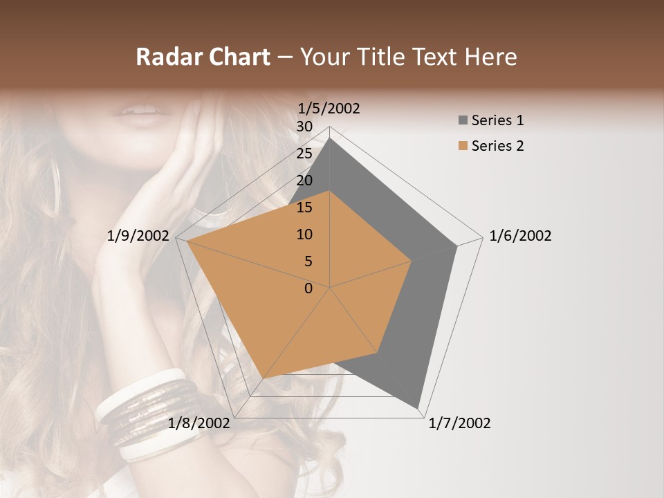 Glamour Portrait Skincare PowerPoint Template