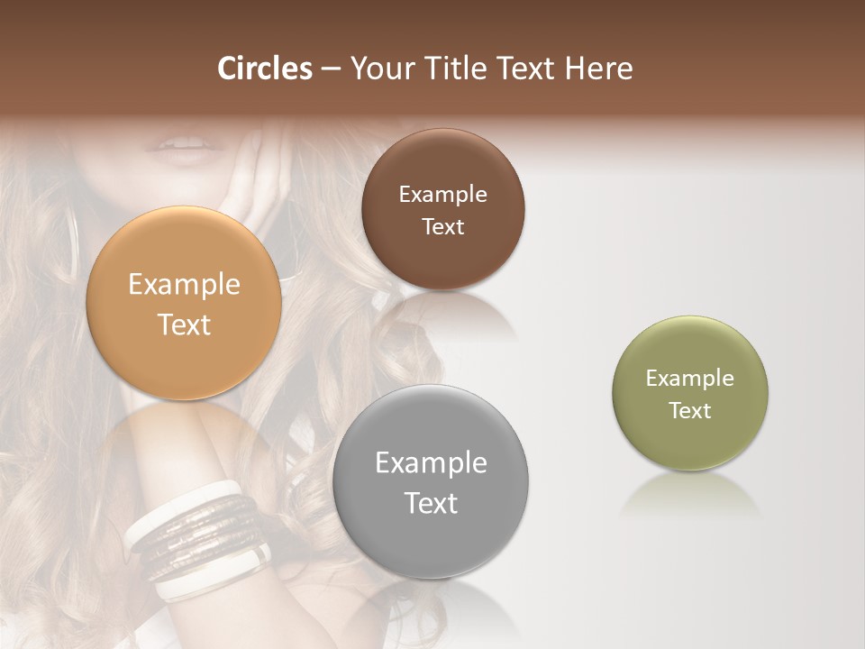 Glamour Portrait Skincare PowerPoint Template