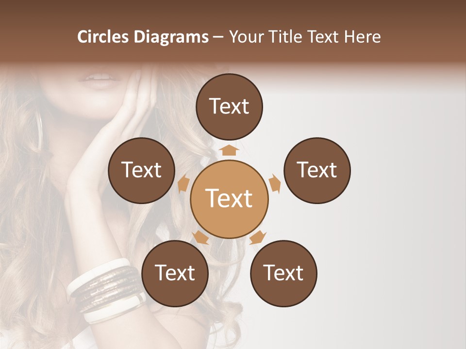 Glamour Portrait Skincare PowerPoint Template