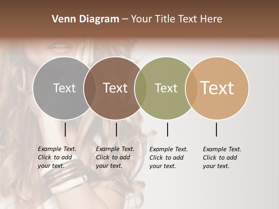 Glamour Portrait Skincare PowerPoint Template