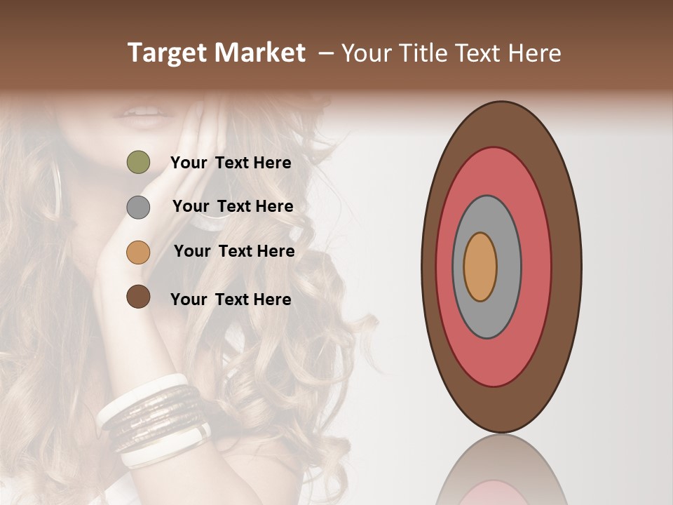 Glamour Portrait Skincare PowerPoint Template