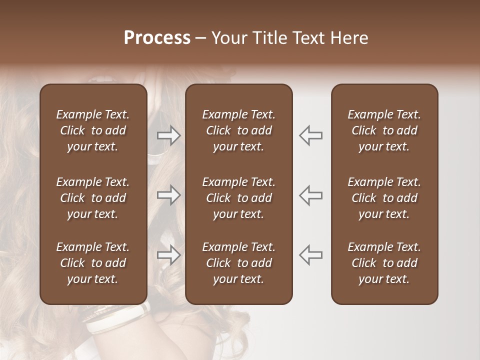 Glamour Portrait Skincare PowerPoint Template