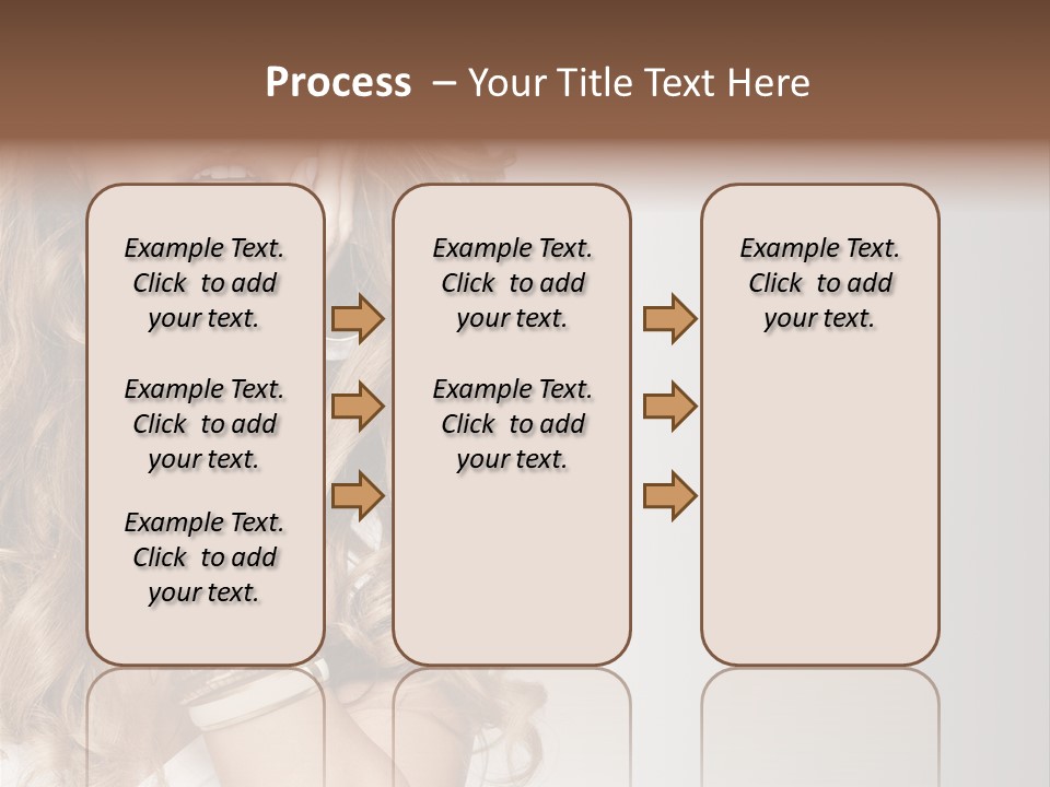 Glamour Portrait Skincare PowerPoint Template