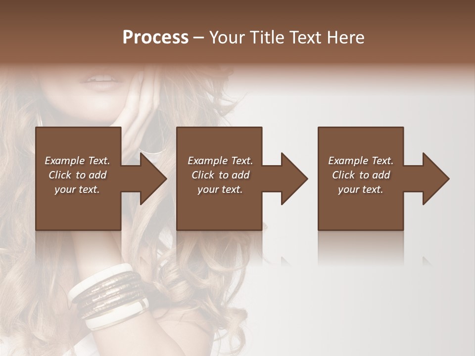 Glamour Portrait Skincare PowerPoint Template