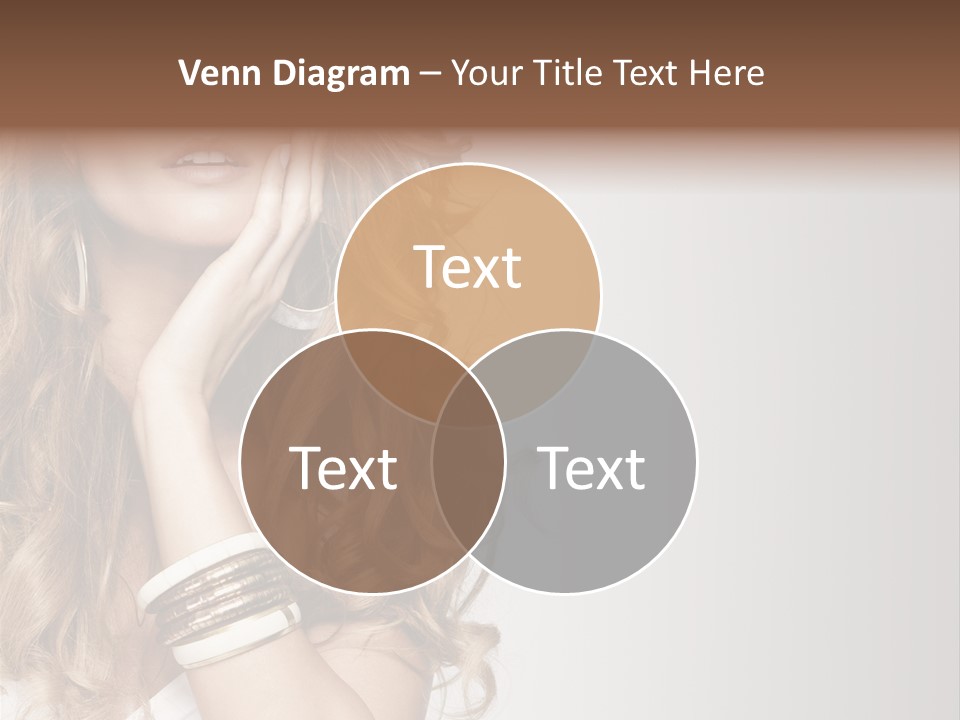 Glamour Portrait Skincare PowerPoint Template