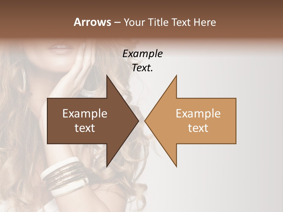 Glamour Portrait Skincare PowerPoint Template