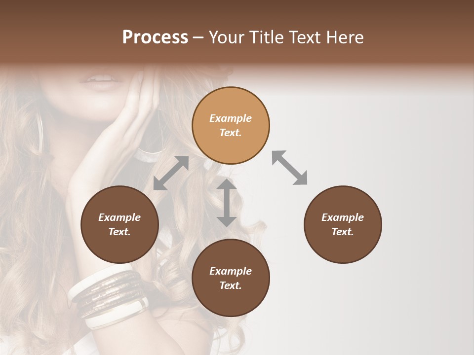Glamour Portrait Skincare PowerPoint Template