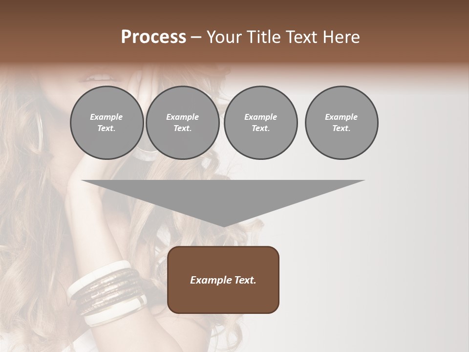 Glamour Portrait Skincare PowerPoint Template