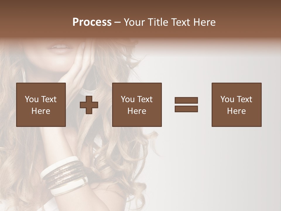 Glamour Portrait Skincare PowerPoint Template