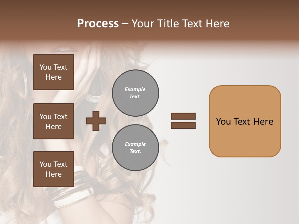 Glamour Portrait Skincare PowerPoint Template