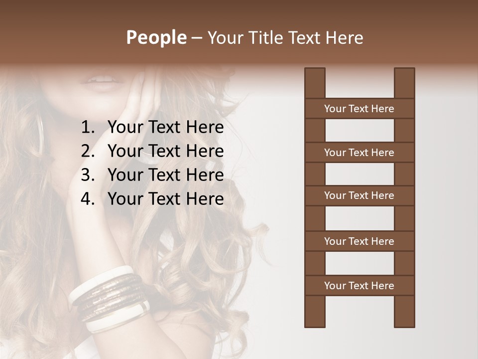 Glamour Portrait Skincare PowerPoint Template