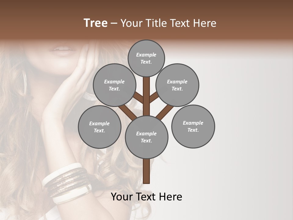 Glamour Portrait Skincare PowerPoint Template