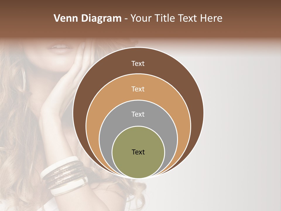 Glamour Portrait Skincare PowerPoint Template