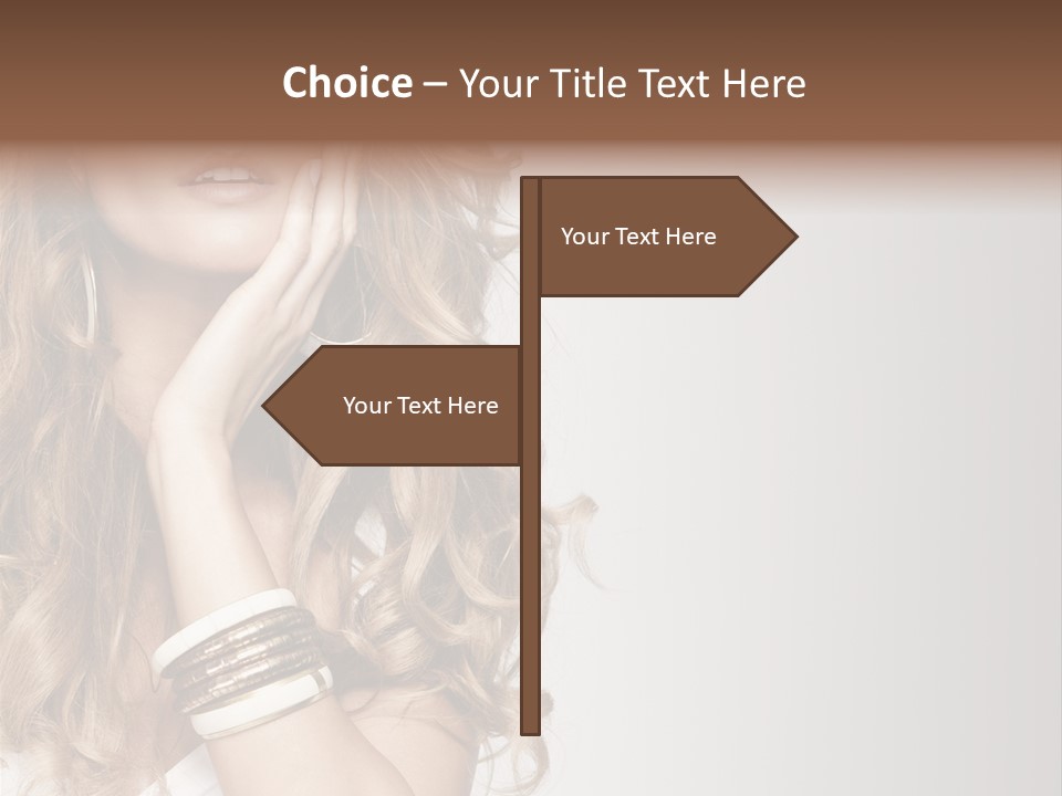 Glamour Portrait Skincare PowerPoint Template