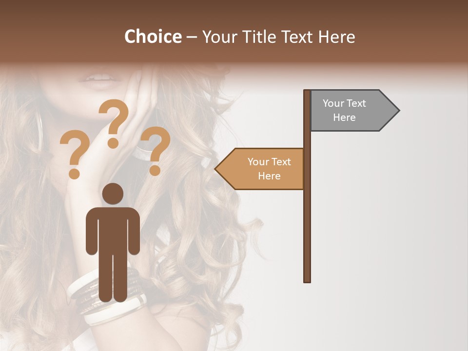 Glamour Portrait Skincare PowerPoint Template