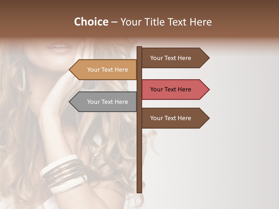 Glamour Portrait Skincare PowerPoint Template