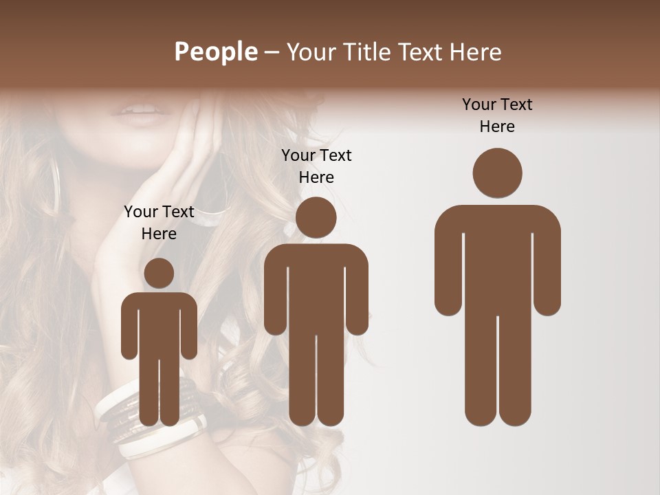 Glamour Portrait Skincare PowerPoint Template