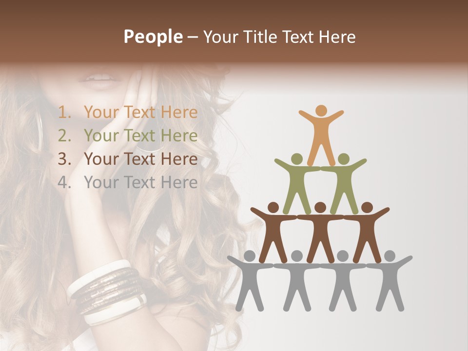 Glamour Portrait Skincare PowerPoint Template