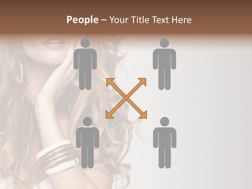 Glamour Portrait Skincare PowerPoint Template